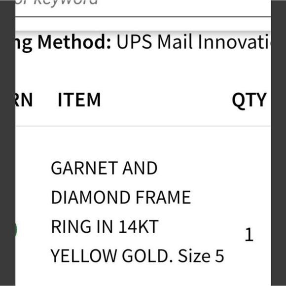 💥STEAL💥💥14K  GOLD VINTAGE STYLE GARNET RING - Picture 6 of 6